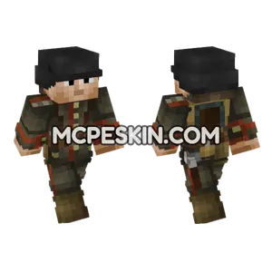 WW1 German Soldier V3 Minecraft Bedrock skin