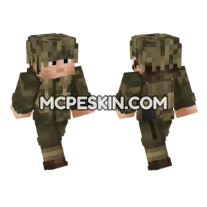 WW2 British Paratrooper Minecraft Bedrock skin