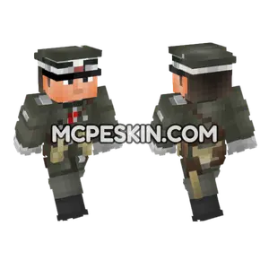 WW2 German Officer Minecraft Bedrock skin