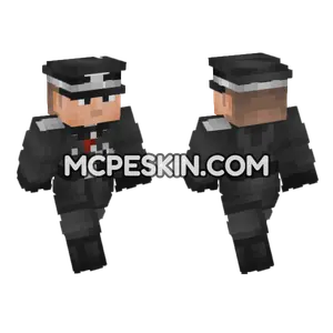 WW2 German Officer V3 Minecraft Bedrock skin