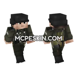 WW2 German Soldier Minecraft Bedrock skin