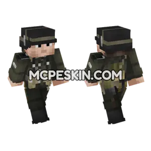 WW2 German Soldier V3 Minecraft Bedrock skin