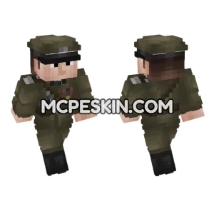WW2 Polish Army Officer Minecraft Bedrock skin