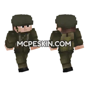 WW2 Polish Army Soldier Minecraft Bedrock skin