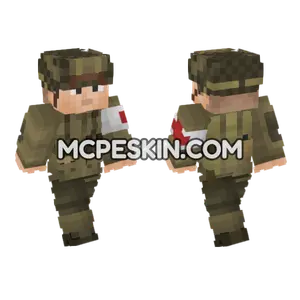WW2 US Army Soldier Minecraft Bedrock skin