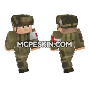 WW2 US Army Soldier Minecraft Bedrock skin