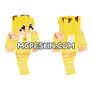 Yellow Anime Girl Outfit