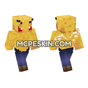 Yellow Bee Skin Minecraft Bedrock skin