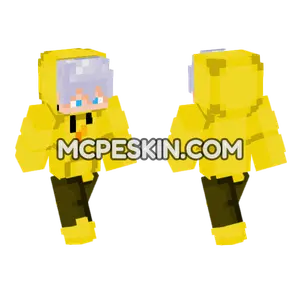 Yellow Chick Outfit Minecraft Bedrock skin