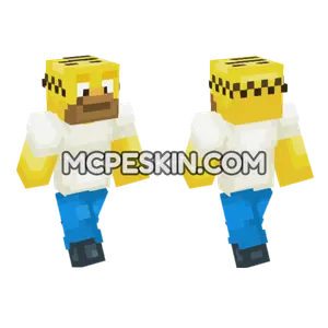 Yellow Duck Skin Minecraft Bedrock skin
