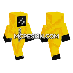 Yellow Hoodie Skin Minecraft Bedrock skin