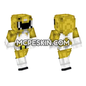 Yellow Ranger Minecraft Bedrock skin