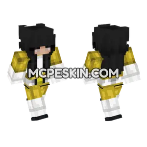 Yellow Ranger Skin Minecraft Bedrock skin