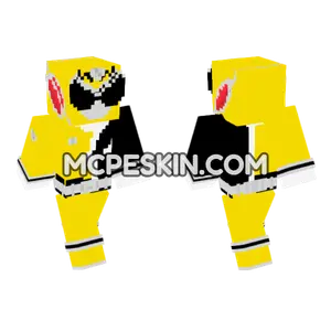 Yellow Ranger SPD Minecraft Bedrock skin