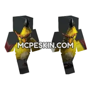 Yellow Skin Minecraft Bedrock skin