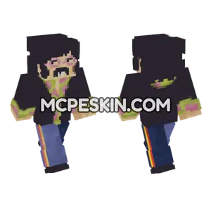 Yellow Submarine Minecraft Bedrock skin
