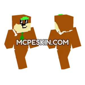 Yogi Bear Skin Minecraft Bedrock skin