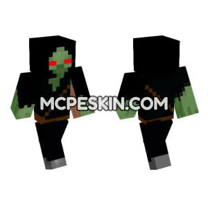 Zombie Dark Skin Minecraft Bedrock skin