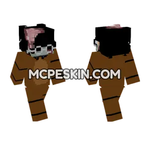Zombie Freddy Fazbear Minecraft Bedrock skin