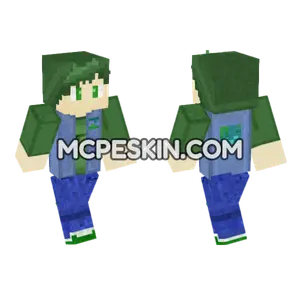Zombie Gamer Minecraft Bedrock skin