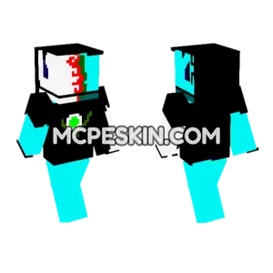 Zombified Infected Witch Minecraft Bedrock skin