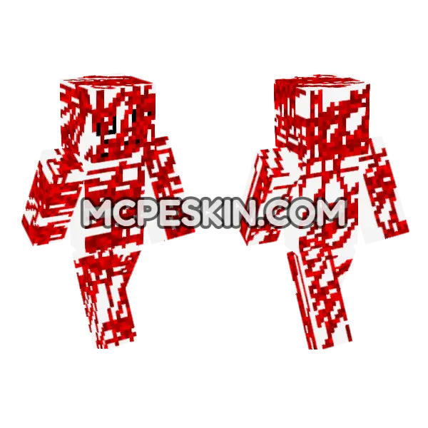 4 HD 4K Minecraft Bedrock skin, front and back