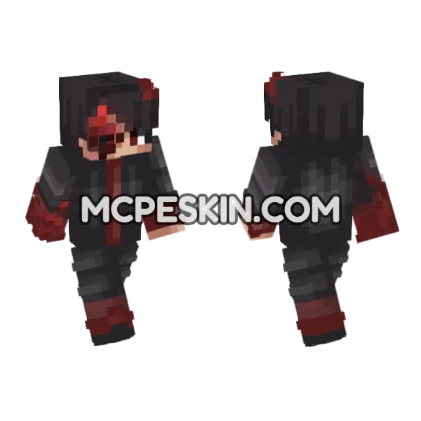 Aden Minecraft Bedrock skin, front and back