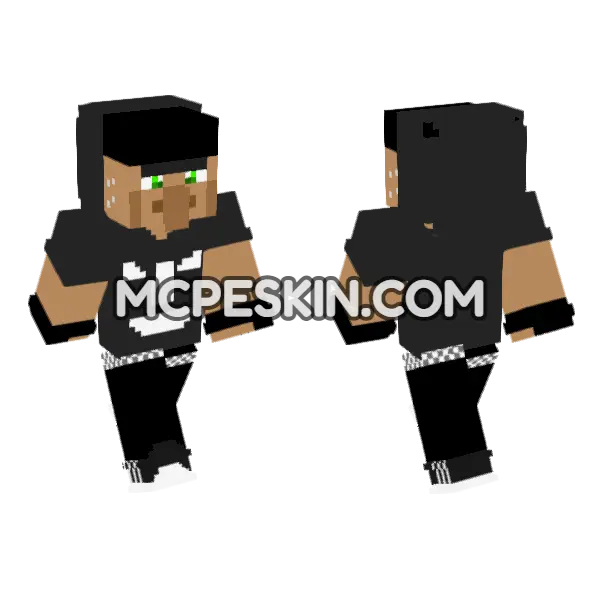 Adidas Hoodie Skin, front and back