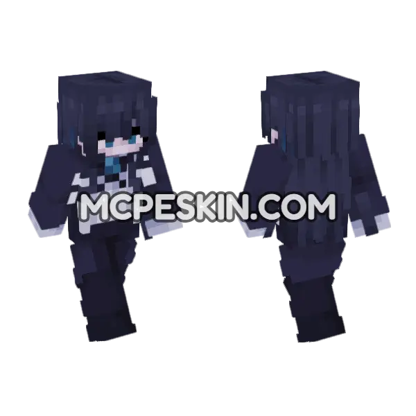 Ado Skin Minecraft Bedrock skin, front and back