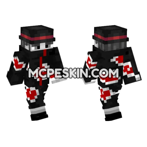 Agent Skin Minecraft Bedrock skin, front and back