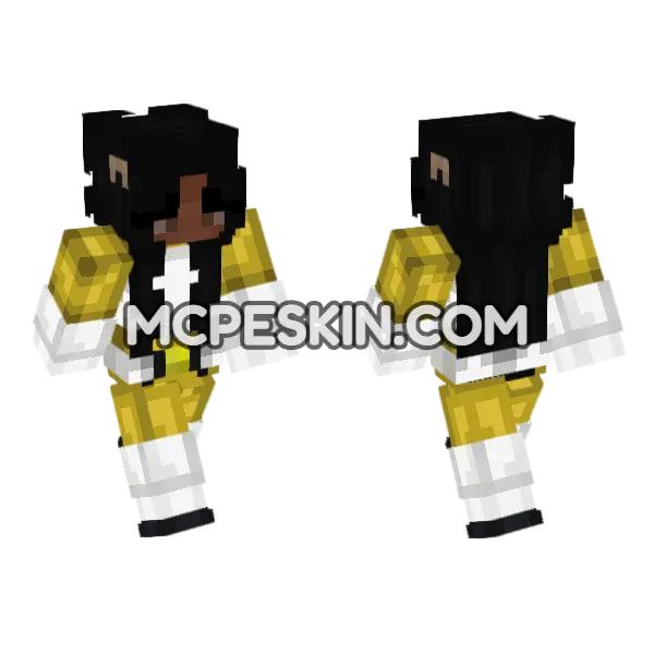 Aisha Minecraft Bedrock skin, front and back