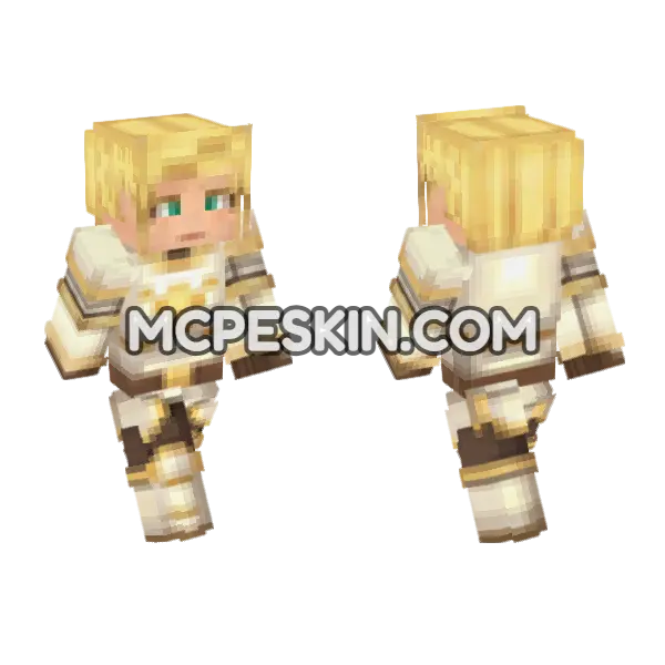 Alistair Solis Minecraft Bedrock skin, front and back