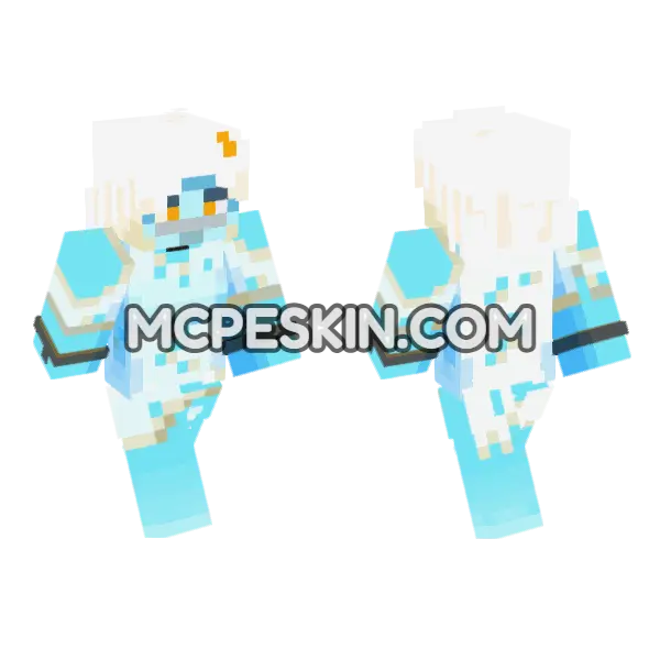 Allie – Jenny Mod Skin Minecraft Bedrock skin, front and back