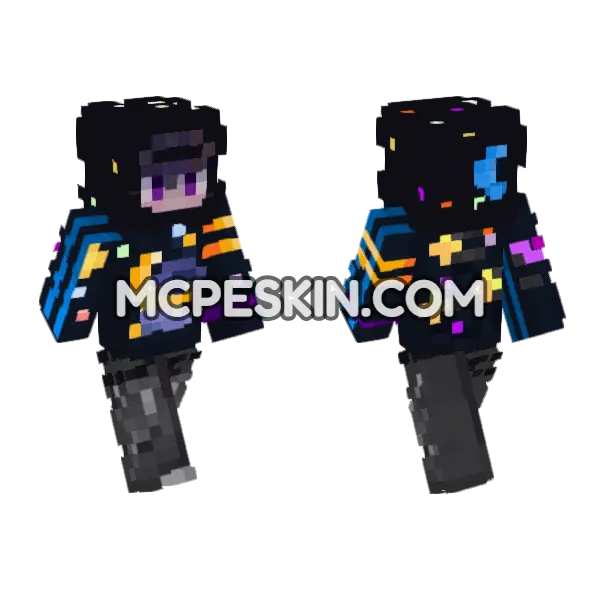Among Us Skin Minecraft Bedrock skin, front and back