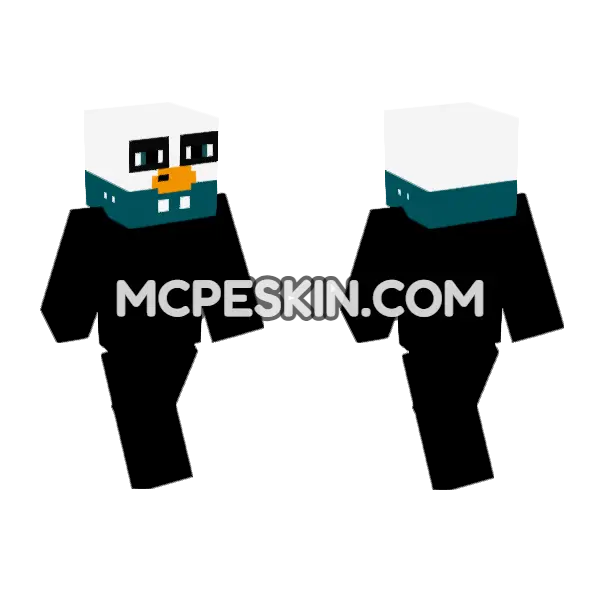 Angry Birds Mighty Eagle Minecraft Bedrock skin, front and back