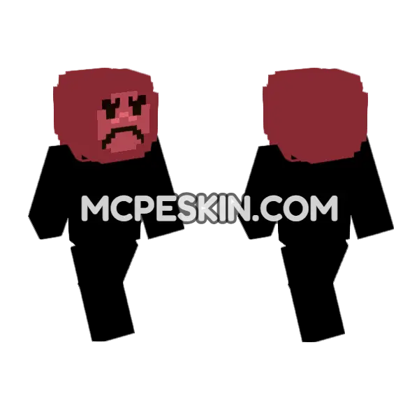 Angry Stickman, front and back