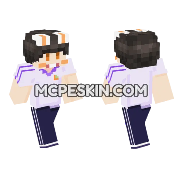 Anime Schoolgirl Uniform, front and back