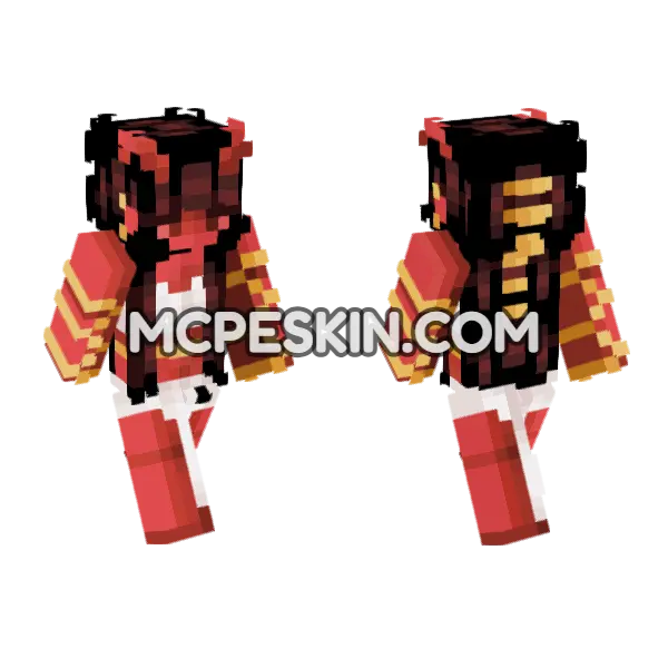 Anti Hero Minecraft Bedrock skin, front and back