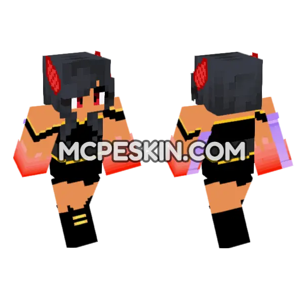 Aphmau Demon To Be V2, front and back