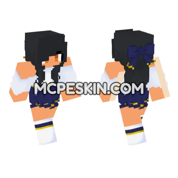 Aphmau PDH 6727999 Minecraft Bedrock skin, front and back