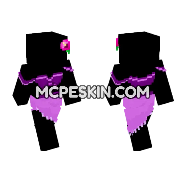 Aphmau Swimsuit Base Minecraft Bedrock skin, front and back