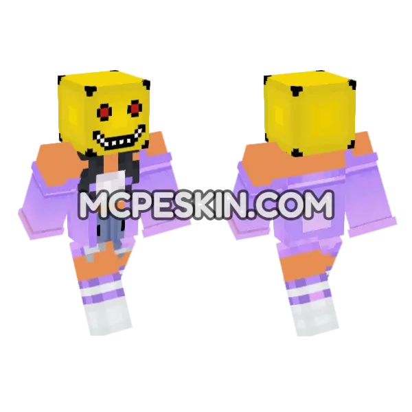 Aphmau Verity Minecraft Bedrock skin, front and back