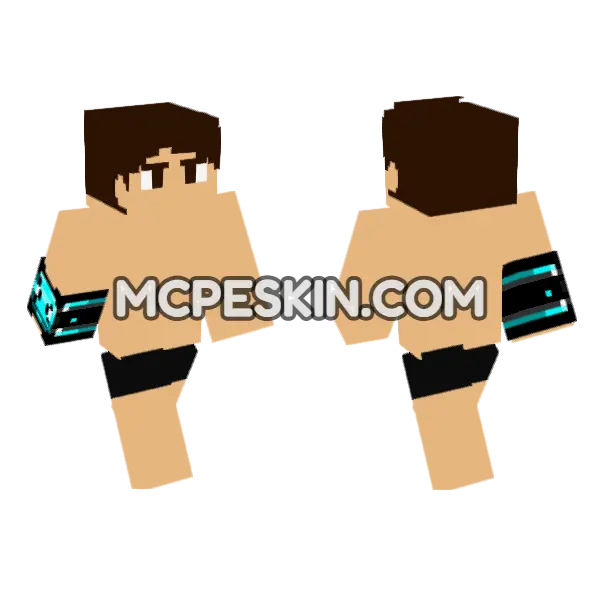 Aranha Master Com Roupa De Calor Minecraft Bedrock skin, front and back
