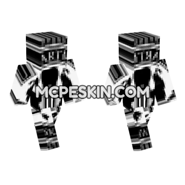 Archive Skin Minecraft Bedrock skin, front and back