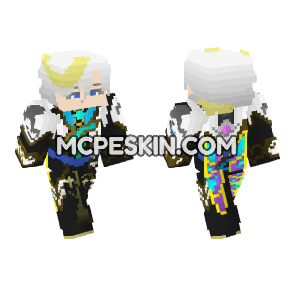 Arena of Valor Eland Orr Dreamliner Minecraft Bedrock skin, front and back