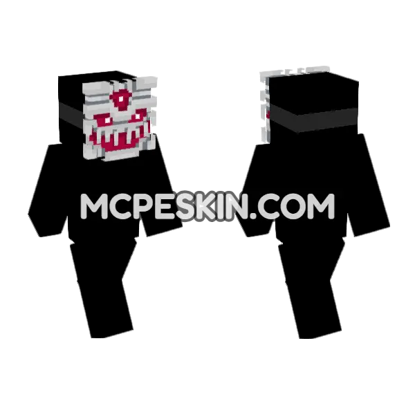 Arkanis M Scara Do Jota Macedo Rubranya Minecraft Bedrock skin, front and back