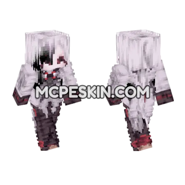 Arlecchino 6173030 Minecraft Bedrock skin, front and back