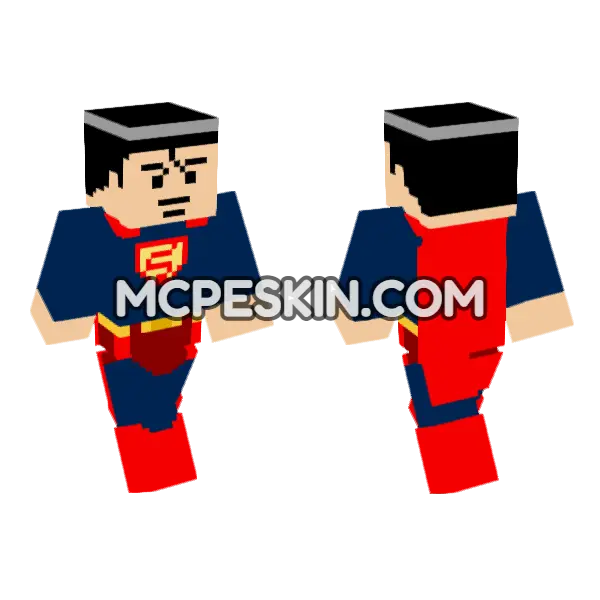 Arsenal Football Kit Minecraft Bedrock skin, front and back