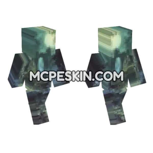 Art 6 Minecraft Bedrock skin, front and back