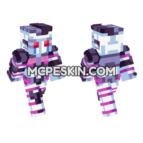 Atum Minecraft Bedrock skin, front and back